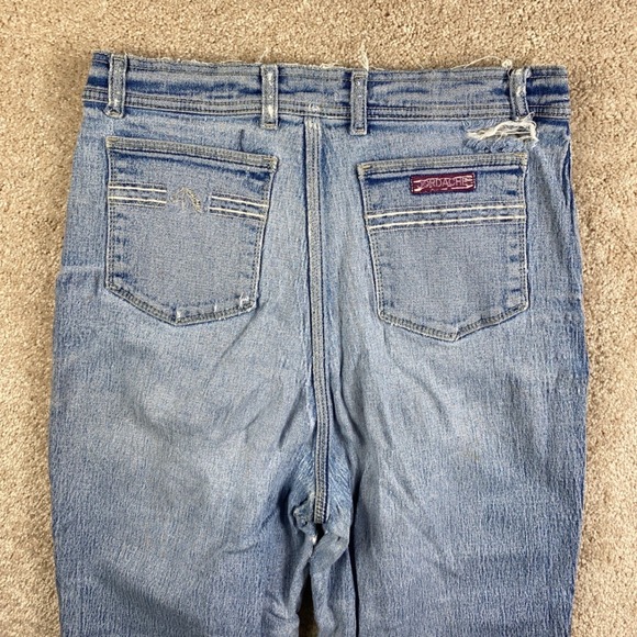 Jordache Denim - Vintage Jordache Horsehead High Waisted Distressed Straight Leg Jeans Sz 29